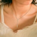 Unicra Bride Silver Bridal Necklace Earrings Set Crystal Wedding Jewelry Set Rhinestone Choker Necklace for Women and Girls (3 piece set - 2 earrings and 1 necklace) - Image 4